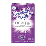 Crystal Light  grape drink mix with caffeine, 10-on-the-go packets Full-Size Picture